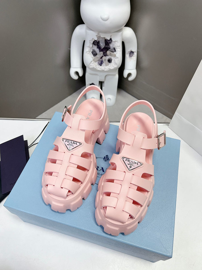 レディース 最高級プラダスーパーコピー PRADA モノリス ラバー サンダル 1X853M EVA ビーチサンダル 2629793 プラダ サンダル コーデ - 画像 (7)