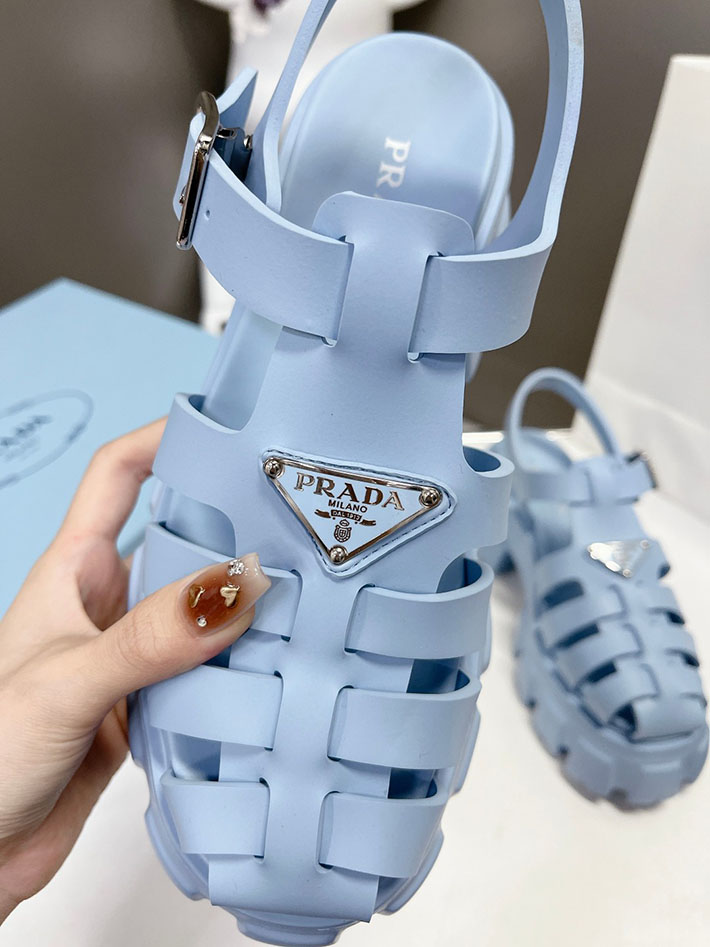 レディース 最高級プラダスーパーコピー PRADA モノリス ラバー サンダル 1X853M EVA ビーチサンダル 2629797 プラダ 靴 アウトレット - 画像 (9)