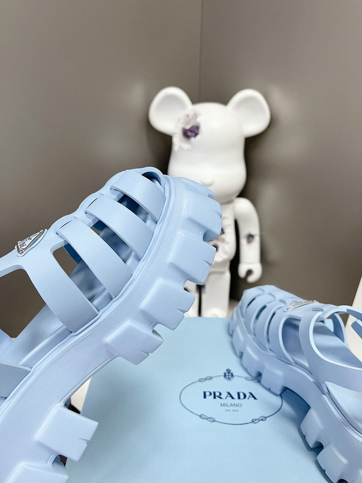 レディース 最高級プラダスーパーコピー PRADA モノリス ラバー サンダル 1X853M EVA ビーチサンダル 2629797 プラダ 靴 アウトレット - 画像 (2)