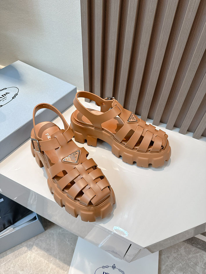 レディース 最高級プラダスーパーコピー PRADA モノリス ラバー サンダル 1X853M EVA ビーチサンダル 2629798 プラダ 靴 サンダル - 画像 (8)