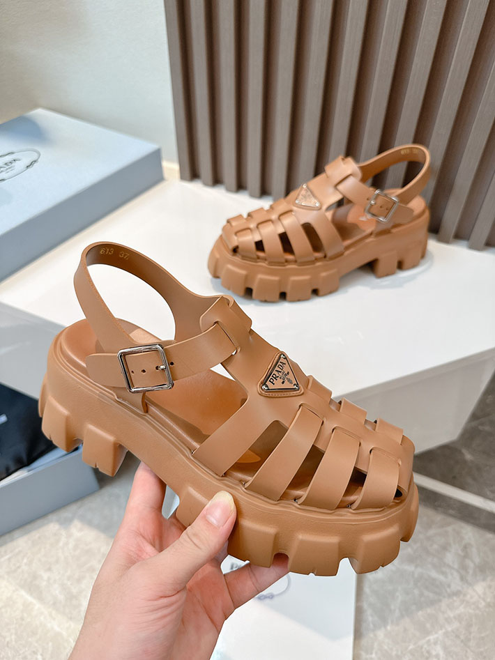 レディース 最高級プラダスーパーコピー PRADA モノリス ラバー サンダル 1X853M EVA ビーチサンダル 2629798 プラダ 靴 サンダル - 画像 (7)