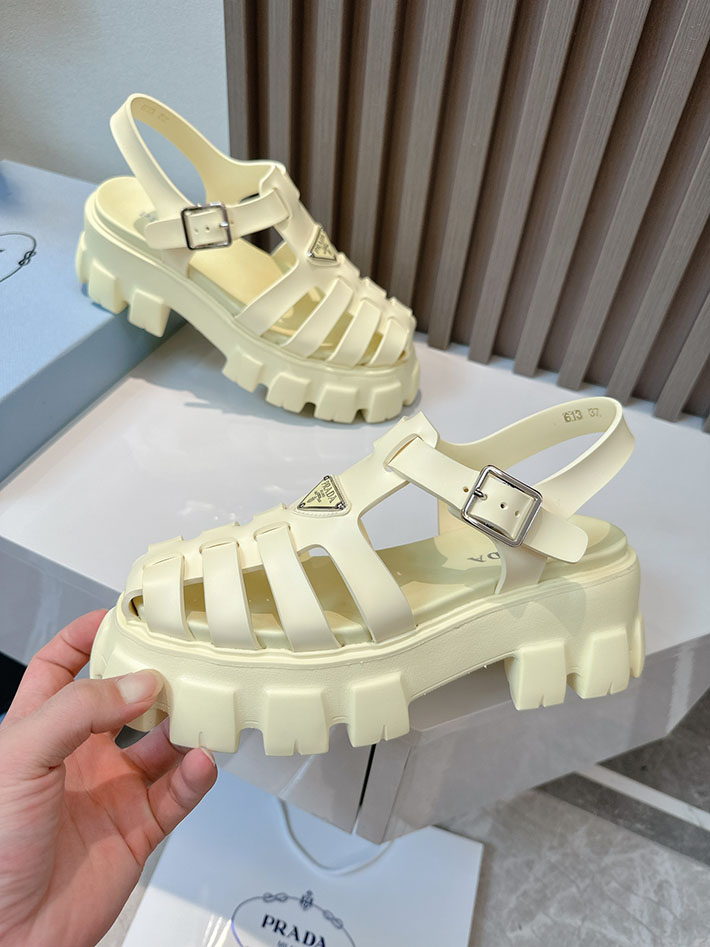 レディース 最高級プラダスーパーコピー PRADA モノリス ラバー サンダル 1X853M EVA ビーチサンダル 2629799 プラダ サンダル 芸能人 - 画像 (8)