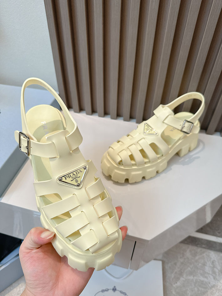 レディース 最高級プラダスーパーコピー PRADA モノリス ラバー サンダル 1X853M EVA ビーチサンダル 2629799 プラダ サンダル 芸能人 - 画像 (6)