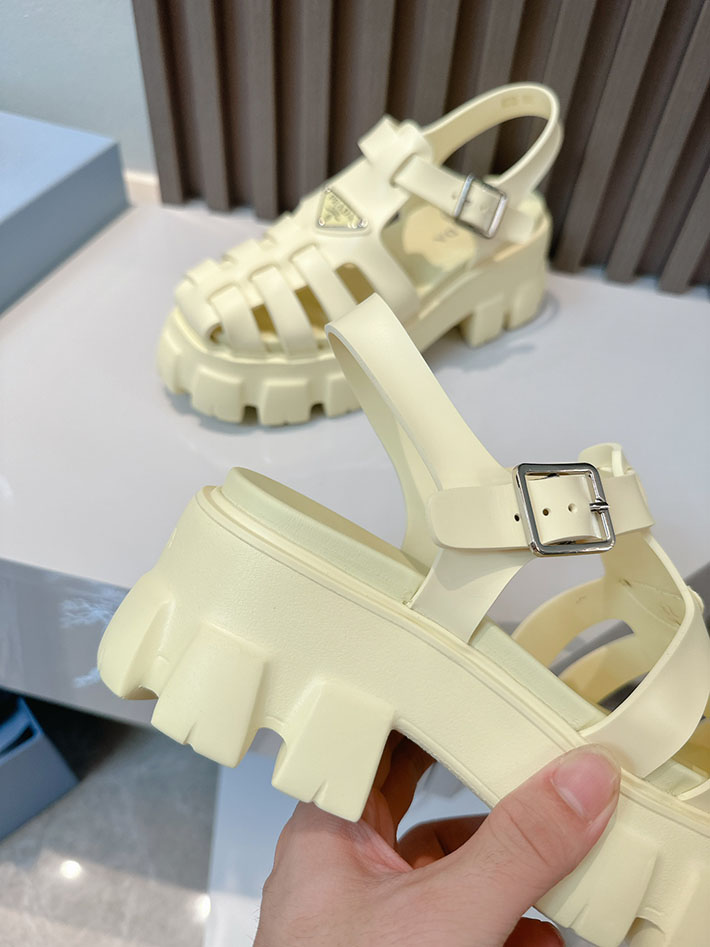 レディース 最高級プラダスーパーコピー PRADA モノリス ラバー サンダル 1X853M EVA ビーチサンダル 2629799 プラダ サンダル 芸能人 - 画像 (2)