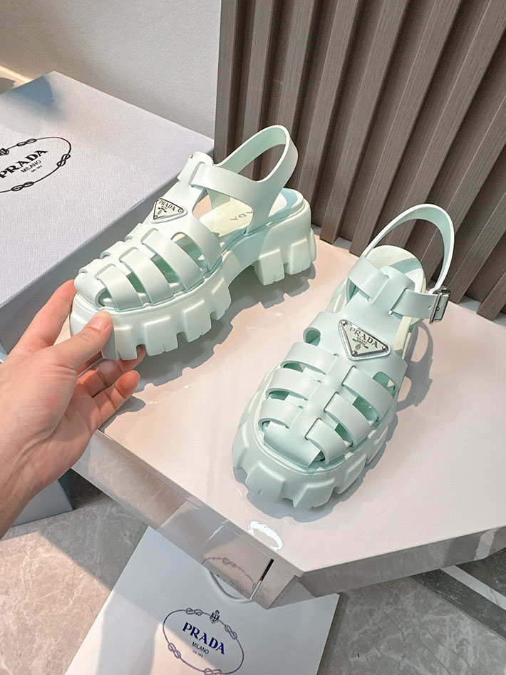 レディース 最高級プラダスーパーコピー PRADA モノリス ラバー サンダル 1X853M EVA ビーチサンダル 2629800 サンダル レディース おしゃれ - 画像 (9)