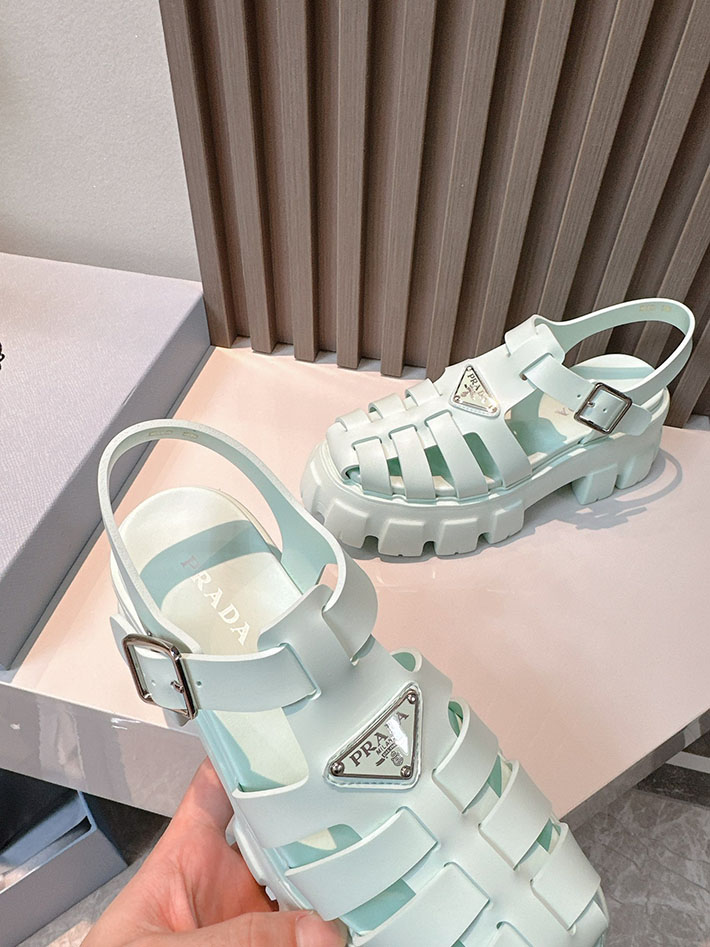 レディース 最高級プラダスーパーコピー PRADA モノリス ラバー サンダル 1X853M EVA ビーチサンダル 2629800 サンダル レディース おしゃれ - 画像 (3)
