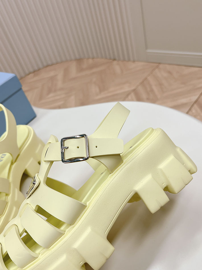 レディース 最高級プラダスーパーコピー PRADA モノリス ラバー サンダル 1X853M EVA ビーチサンダル 2629801 サンダル レディース 人気ブランド - 画像 (5)
