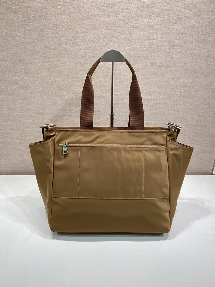 プラダ バッグ メンズ 新作 PRADA Re-Nylon ベビーバッグ ブランデー 1BG102_RV44_F0134_V_OOO プラダ トートバッグ ナイロン - 画像 (6)