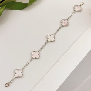 ヴァンクリーフ ブレスレット ピンクセーブル
