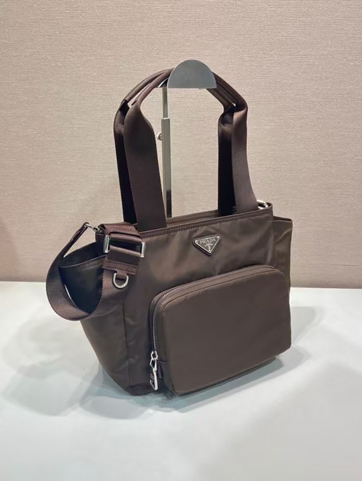 プラダ バッグ レディース PRADA Re-Nylon トートバッグ シエナブラウン 1BG582_RV44_F0038_V_OOO プラダ トートバッグ 人気 - 画像 (8)