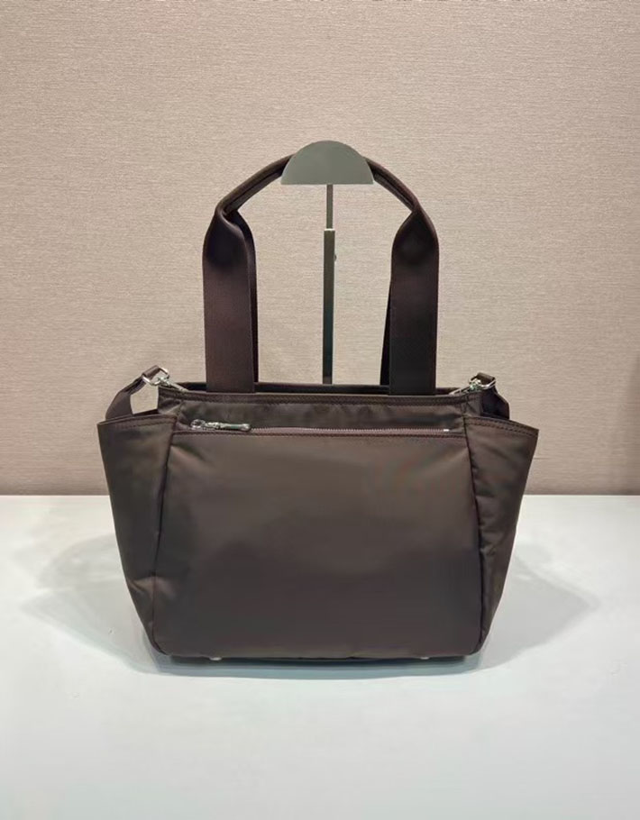 プラダ バッグ レディース PRADA Re-Nylon トートバッグ シエナブラウン 1BG582_RV44_F0038_V_OOO プラダ トートバッグ 人気 - 画像 (7)