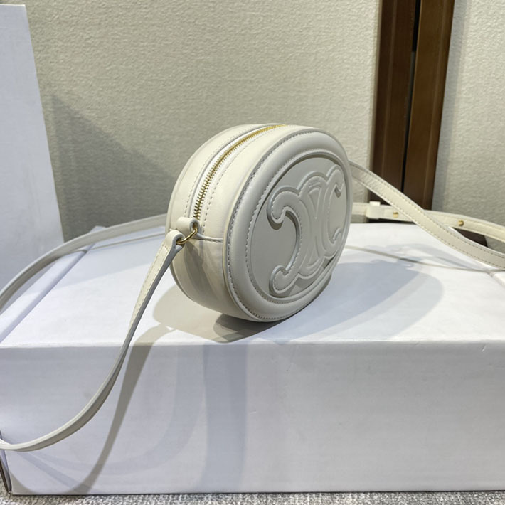 最高級セリーヌスーパーコピー CELINE オーバルパース キュイル トリオンフ ホワイト 10I703DPQ.01BC セリーヌ ショルダーバッグ アウトレット - 画像 (7)