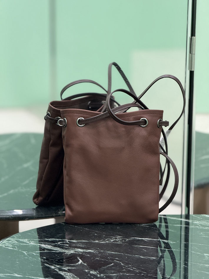 プラダ バッグ レディース PRADA レザー ミニ ショルダーバッグ ココアブラウン 1BH288_2G6F_F0324_V_OOO プラダ バッグ アウトレット - 画像 (8)