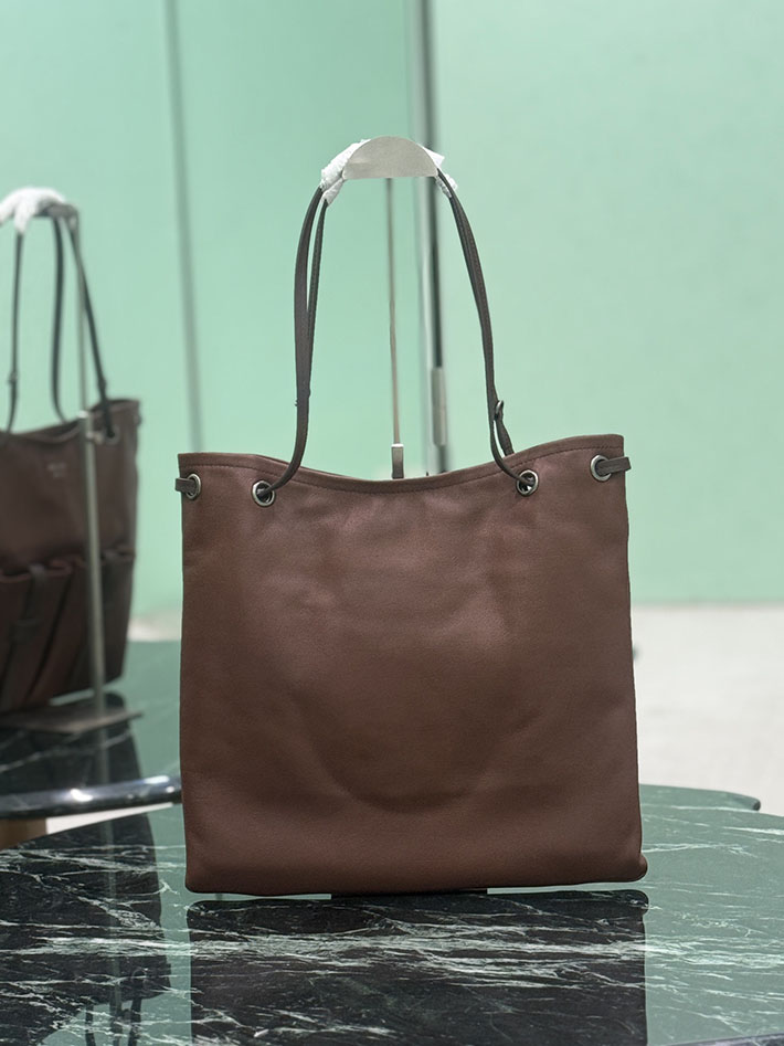 プラダ バッグ レディース PRADA ルート ラージ レザー バッグ ココアブラウン 1BC293_2G6F_F0324_V_OOO プラダ トートバッグ ナイロン - 画像 (8)