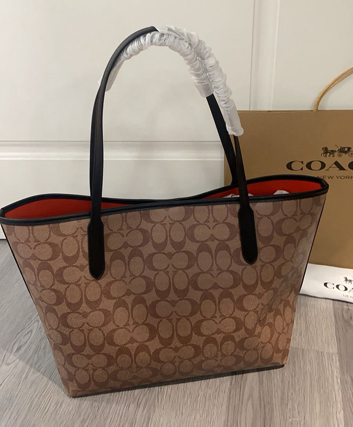 最高級コーチスーパーコピー COACH シティ トート・シグネチャー キャンバス・ホース アンド スレイ 2629877 コーチ トートバッグ 人気ランキング - 画像 (6)