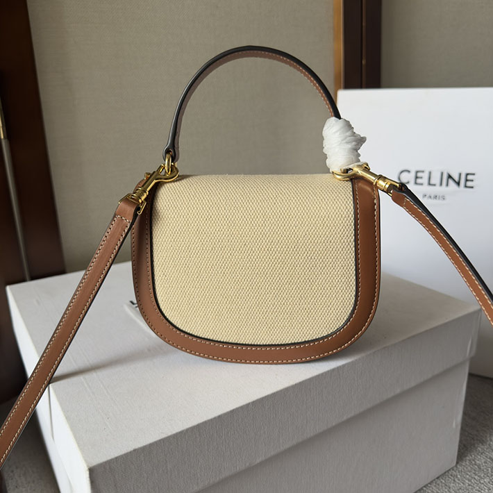 最高級セリーヌスーパーコピー CELINE ミニ ブザス クレア タン トリオンフ キャンバス/カーフ 10K502FA3 セリーヌ バッグ 人気ランキング - 画像 (7)
