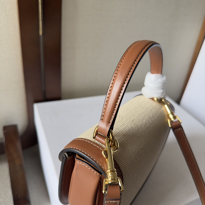 最高級セリーヌスーパーコピー CELINE ミニ ブザス クレア タン トリオンフ キャンバス/カーフ 10K502FA3 セリーヌ バッグ 人気ランキング - 画像 (4)