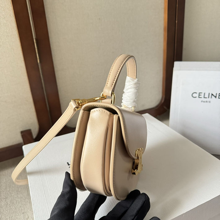 最高級セリーヌスーパーコピー CELINE Mini Besace Clea ミニ ブザス クレア オーツベージュ 10L063ETZ.02EU セリーヌ ショルダーバッグ ミニ - 画像 (6)