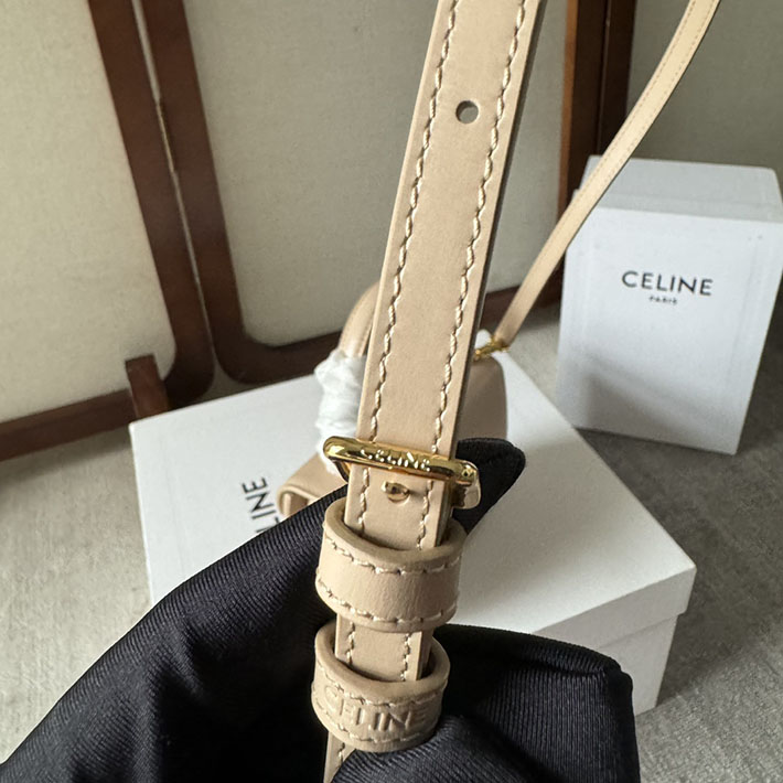 最高級セリーヌスーパーコピー CELINE Mini Besace Clea ミニ ブザス クレア オーツベージュ 10L063ETZ.02EU セリーヌ ショルダーバッグ ミニ - 画像 (4)