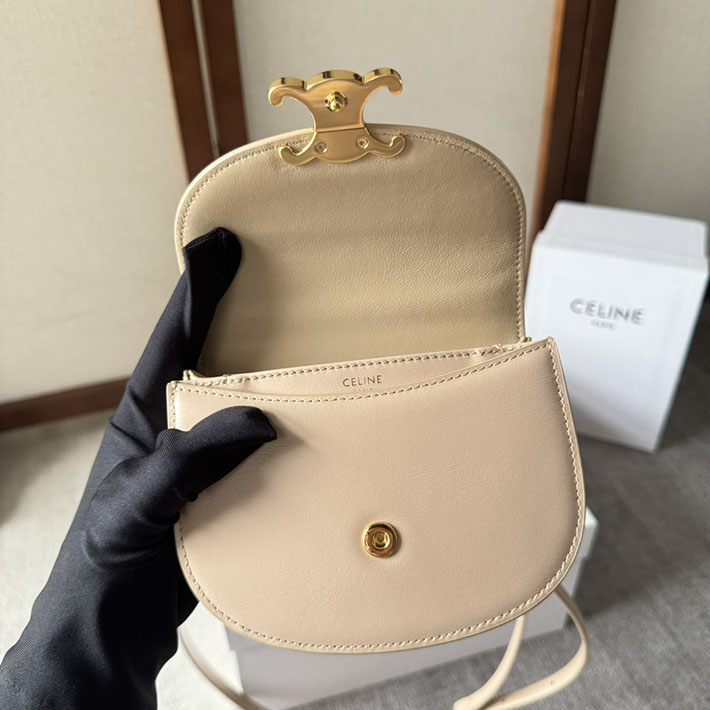 最高級セリーヌスーパーコピー CELINE Mini Besace Clea ミニ ブザス クレア オーツベージュ 10L063ETZ.02EU セリーヌ ショルダーバッグ ミニ - 画像 (3)