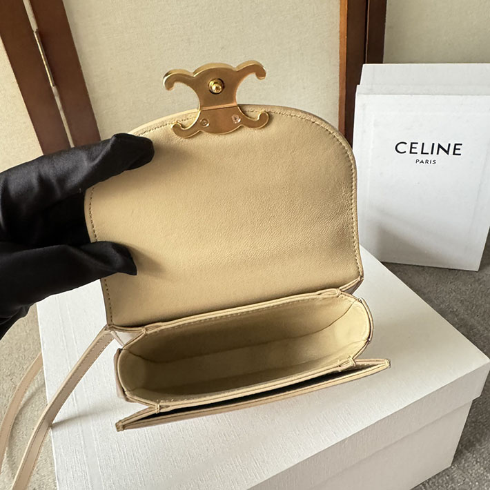 最高級セリーヌスーパーコピー CELINE Mini Besace Clea ミニ ブザス クレア オーツベージュ 10L063ETZ.02EU セリーヌ ショルダーバッグ ミニ - 画像 (2)