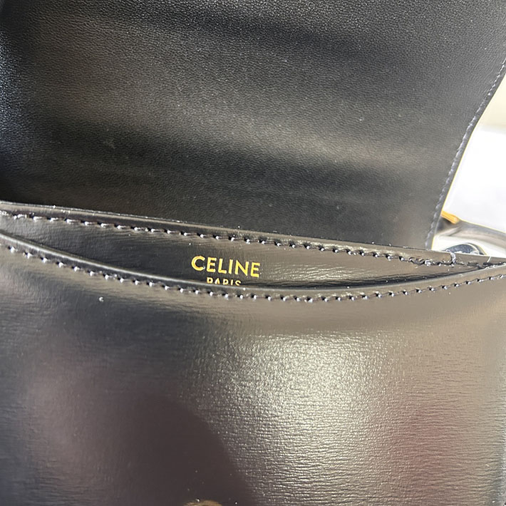 最高級セリーヌスーパーコピー CELINE Mini Besace Clea ミニ ブザス クレア ブラック 10L063ETZ.38NO セリーヌ 斜めがけ ショルダーバッグ - 画像 (3)