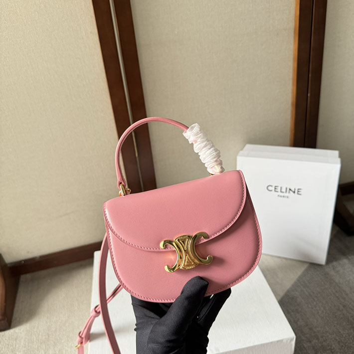 最高級セリーヌスーパーコピー CELINE Mini Besace Clea ミニ ブザス クレア ローズ 10L063ETZ.24OS セリーヌ ショルダーバッグ アウトレット - 画像 (4)