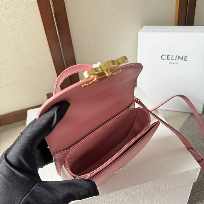 最高級セリーヌスーパーコピー CELINE Mini Besace Clea ミニ ブザス クレア ローズ 10L063ETZ.24OS セリーヌ ショルダーバッグ アウトレット - 画像 (2)