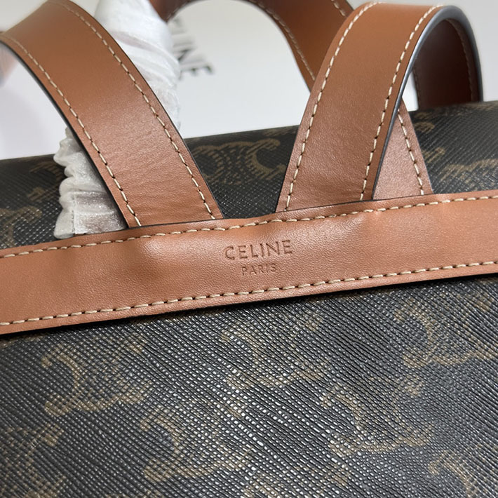 最高級セリーヌスーパーコピー CELINE ボニー バックパック トリオンフキャンバス タン 118702CAS.04LU CELINE リュック レディース - 画像 (3)