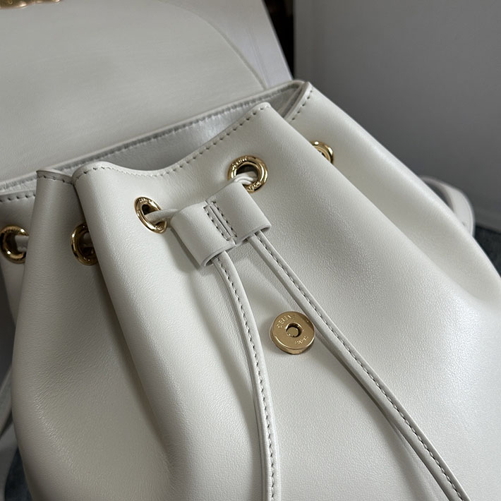 最高級セリーヌスーパーコピー CELINE ボニー バックパック スムースカーフスキン ホワイト 118703GGT.00WC セリーヌ リュック アウトレット - 画像 (4)