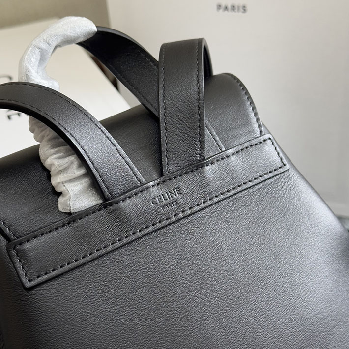 最高級セリーヌスーパーコピー CELINE ボニー バックパック スムースカーフスキン ブラック 118703GGT.38NO セリーヌ リュック 黒 - 画像 (4)