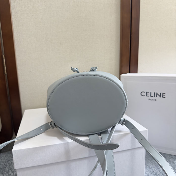 最高級セリーヌスーパーコピー CELINE ボニー バックパック スムースカーフスキン ペールブルー 118703GGT.07PB セリーヌ リュック 新作 - 画像 (6)