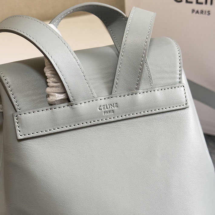 最高級セリーヌスーパーコピー CELINE ボニー バックパック スムースカーフスキン ペールブルー 118703GGT.07PB セリーヌ リュック 新作 - 画像 (3)