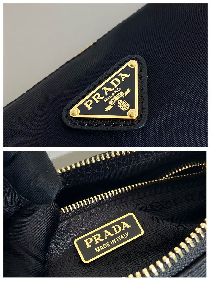 プラダ バッグ レディース PRADA Re-Nylonポーチ ストラップ ナイロン ブラック 1NE058_2C05_F0002 プラダ ポーチ アウトレット 値段 - 画像 (2)