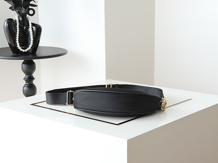 プラダ バッグ レディース PRADA Re-Nylonドゥミ・リュンヌショルダー ブラック 1BH222 R064 F0002 プラダ バッグ ナイロン ショルダー - 画像 (7)