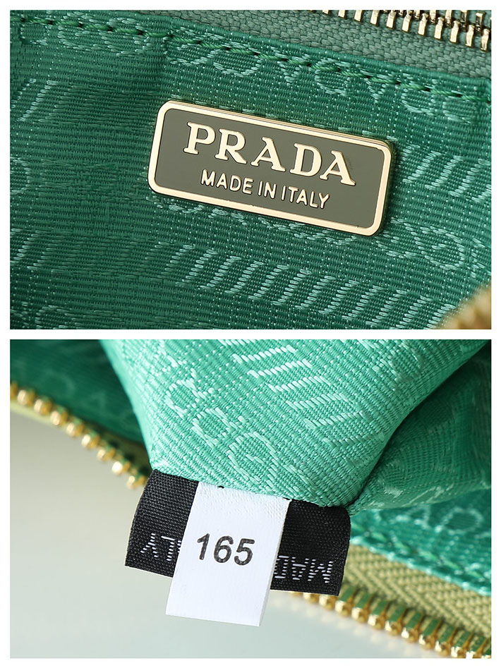 プラダ バッグ レディース PRADA Re-Nylonドゥミ・リュンヌショルダー パステルグリーン 1BH222 R064 F0RAY レディース プラダ バッグ ナイロン - 画像 (2)