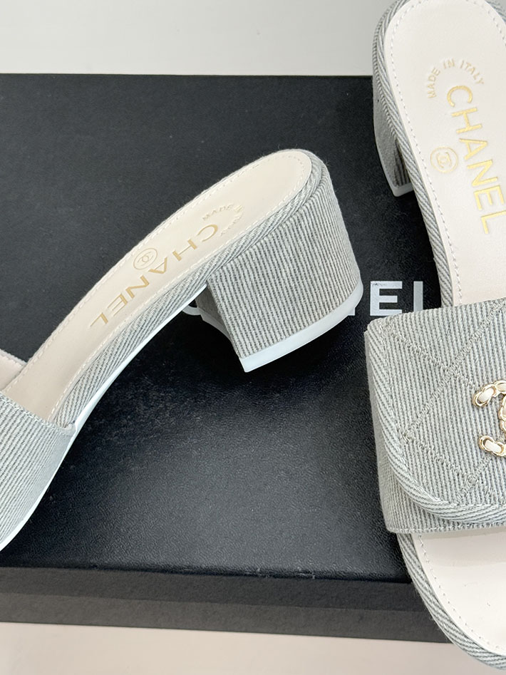 最高級シャネルスーパーコピー CHANEL ココマーク パールサンダル ミュール デニム ブルー 2631001 シャネル サンダル 新作 - 画像 (5)