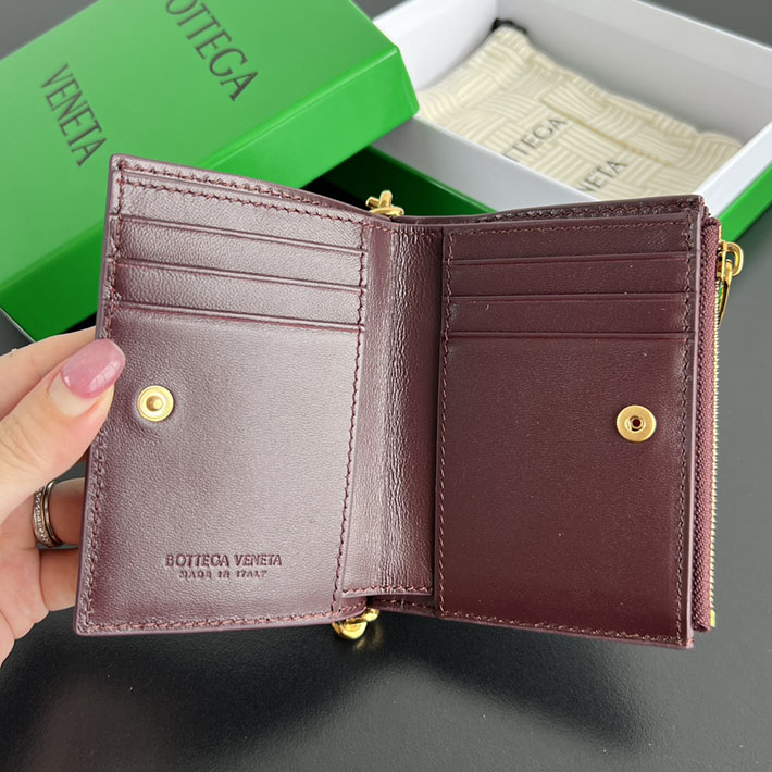 最高級ボッテガコピー Bottega Veneta ソルスティス スモール 二つ折りウォレット バローロ 788055V4R412250 ボッテガ ヴェネタ 財布 二つ折り - 画像 (6)