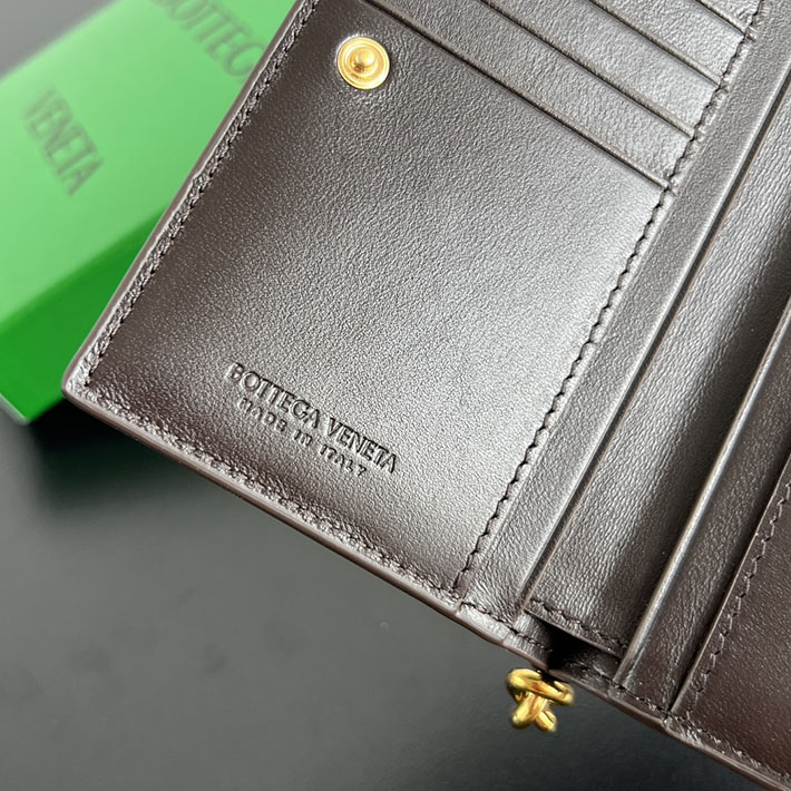 最高級ボッテガコピー Bottega Veneta ソルスティス ミディアム 二つ折りウォレット フォンデンテ 806078V4R412132 ボッテガ 財布 アウトレット - 画像 (3)