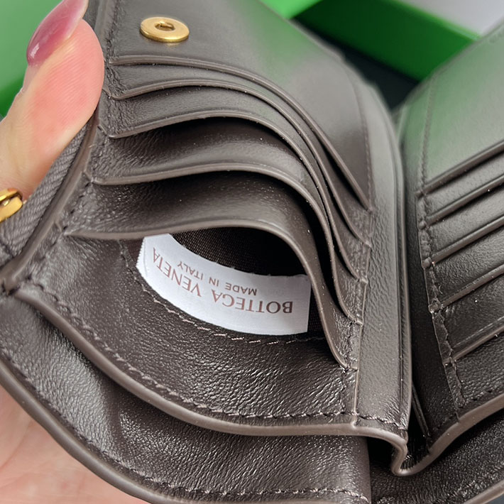 最高級ボッテガコピー Bottega Veneta ソルスティス ミディアム 二つ折りウォレット フォンデンテ 806078V4R412132 ボッテガ 財布 アウトレット - 画像 (2)