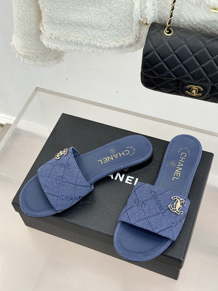 最高級シャネルスーパーコピー CHANEL CCロゴ 夏用 サンダル レディース おしゃれ ブルー 2631016 シャネル サンダル 安い - 画像 (9)