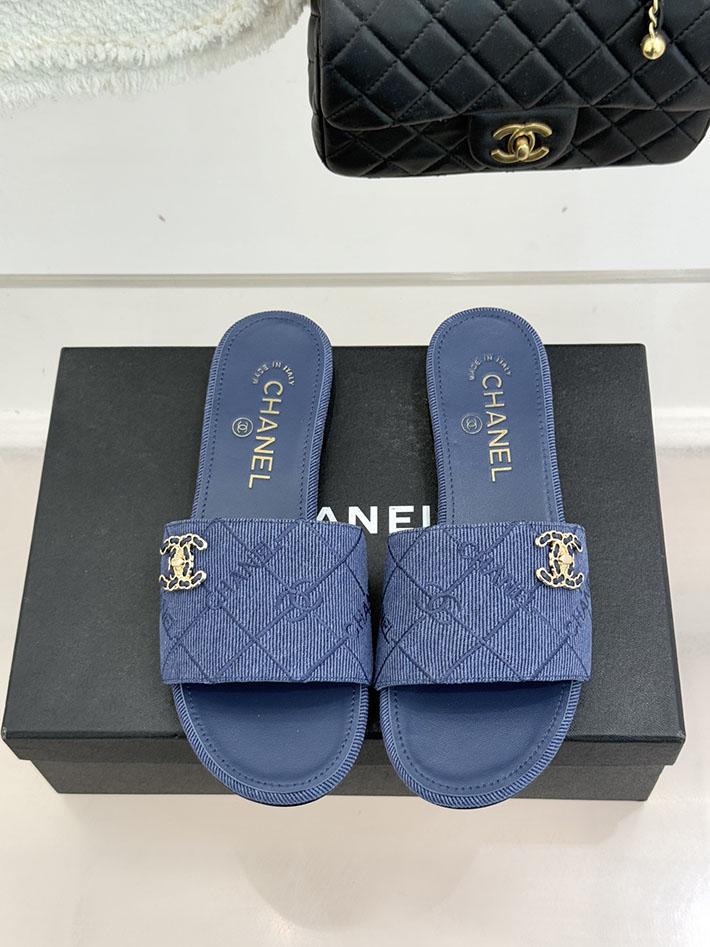 最高級シャネルスーパーコピー CHANEL CCロゴ 夏用 サンダル レディース おしゃれ ブルー 2631016 シャネル サンダル 安い - 画像 (7)