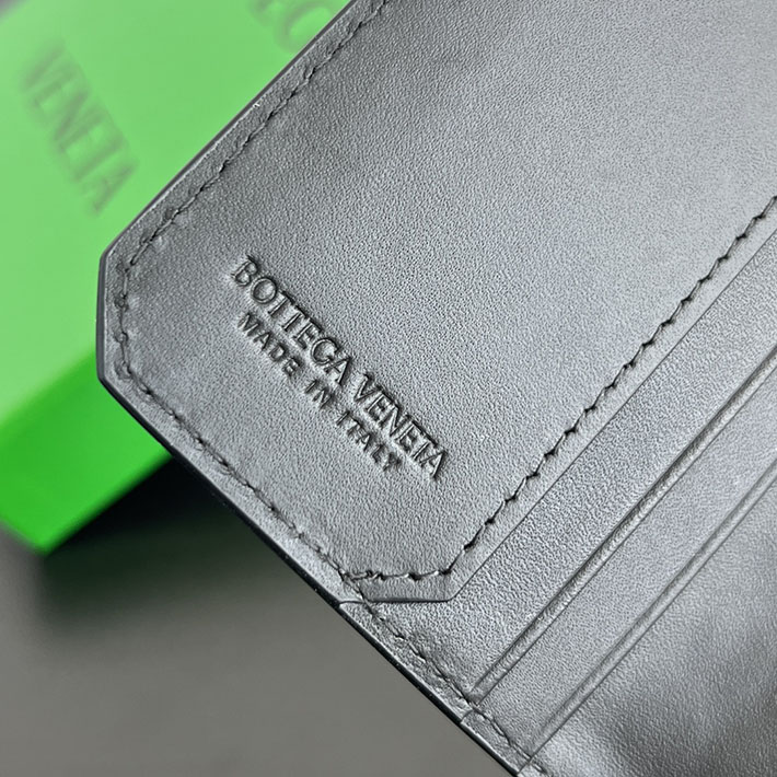 最高級ボッテガコピー Bottega Veneta イントレチャート ピッコロ フラップカードケース ブラック 796964V4LQ11019 ボッテガ ヴェネタ カードケース メンズ - 画像 (5)