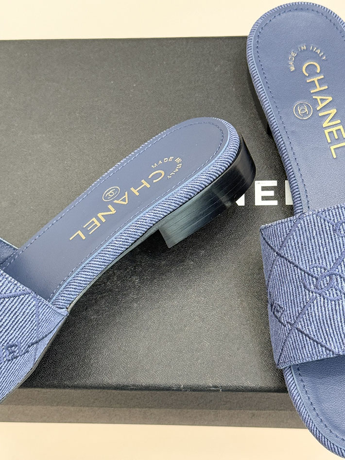 最高級シャネルスーパーコピー CHANEL CCロゴ 夏用 サンダル レディース おしゃれ ブルー 2631016 シャネル サンダル 安い - 画像 (5)