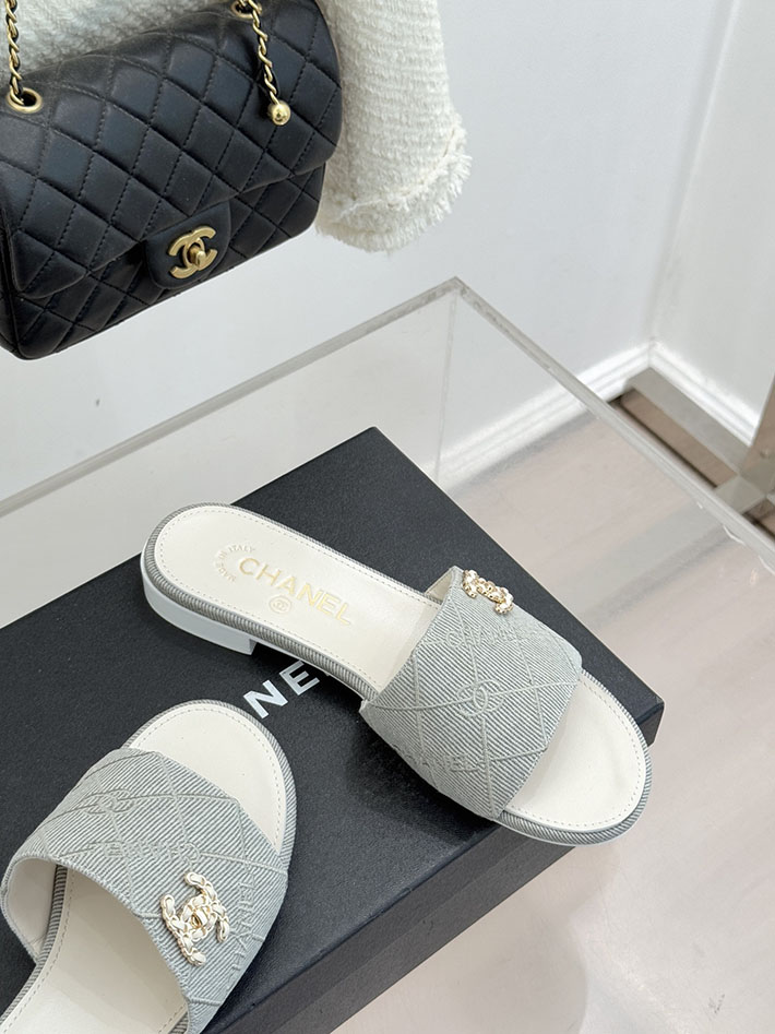 最高級シャネルスーパーコピー CHANEL CCロゴ 夏用 サンダル レディース おしゃれ グレー 2631020 シャネル サンダル 新作 - 画像 (6)