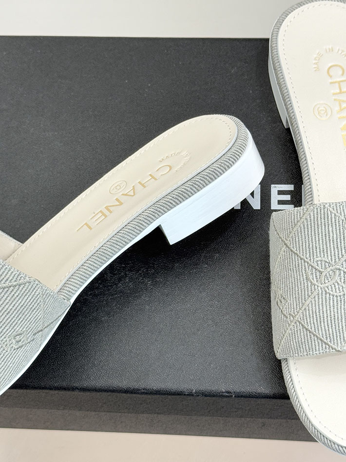 最高級シャネルスーパーコピー CHANEL CCロゴ 夏用 サンダル レディース おしゃれ グレー 2631020 シャネル サンダル 新作 - 画像 (5)