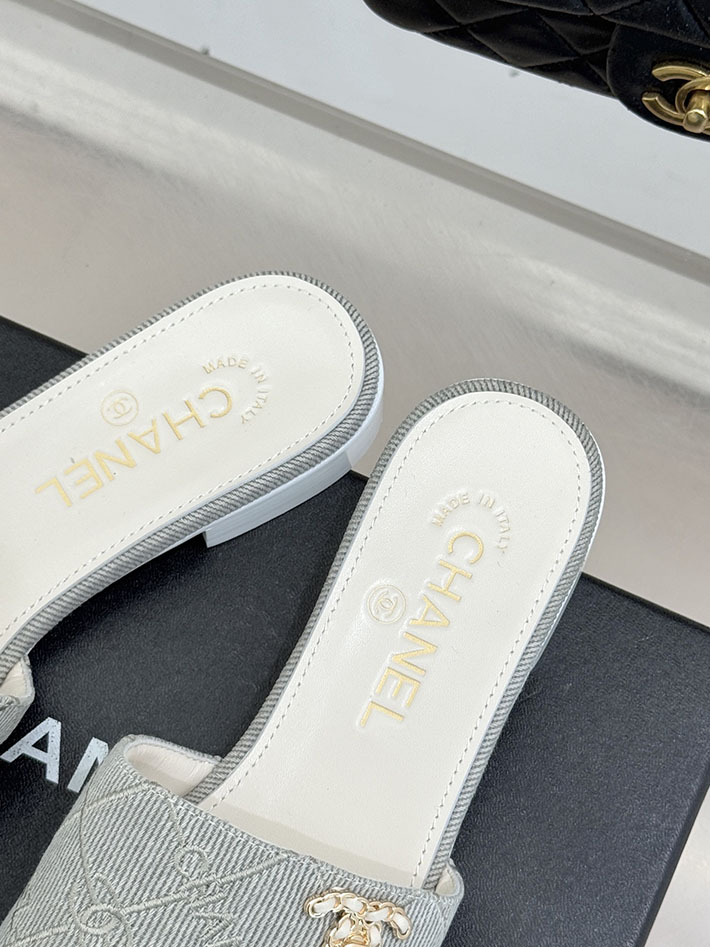 最高級シャネルスーパーコピー CHANEL CCロゴ 夏用 サンダル レディース おしゃれ グレー 2631020 シャネル サンダル 新作 - 画像 (3)