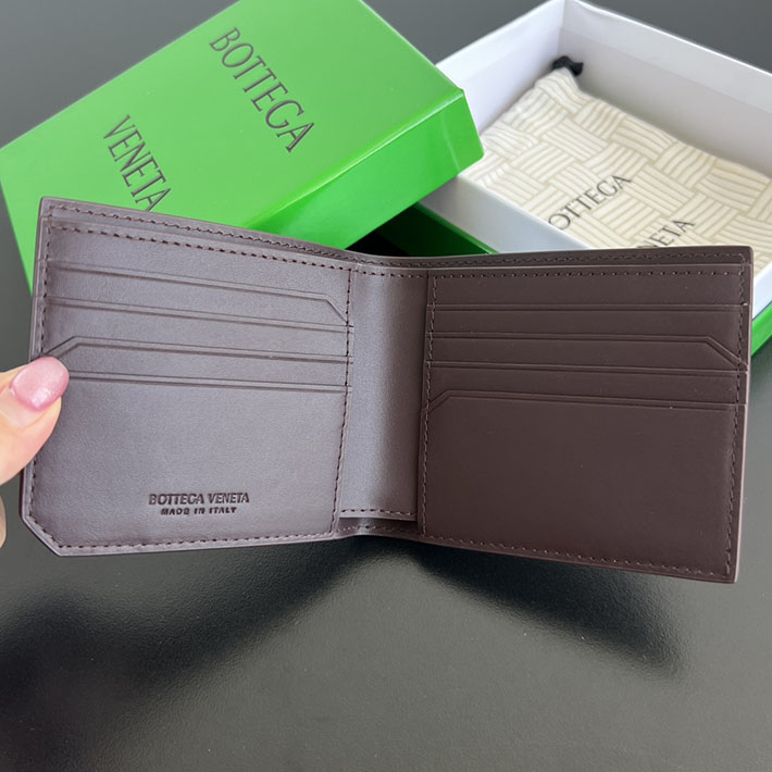 最高級ボッテガコピー Bottega Veneta イントレチャート ピッコロ 二つ折りウォレット ダークバローロ 796966V4LQ22263 ボッテガ ヴェネタ 財布 芸能人 - 画像 (6)