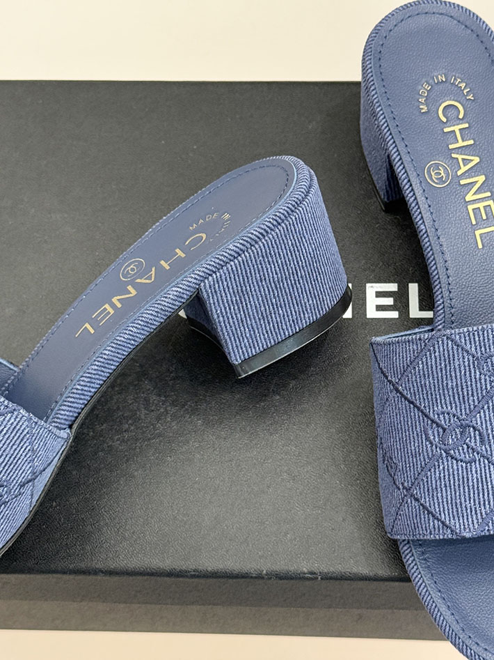最高級シャネルスーパーコピー CHANEL CCロゴ 夏用 サンダル レディース おしゃれ ネイビー 2631024 シャネル 靴 アウトレット - 画像 (5)