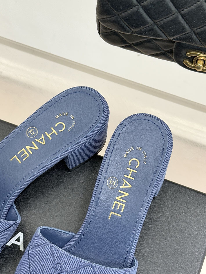 最高級シャネルスーパーコピー CHANEL CCロゴ 夏用 サンダル レディース おしゃれ ネイビー 2631024 シャネル 靴 アウトレット - 画像 (3)